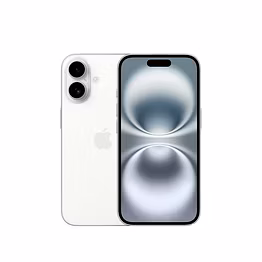 Apple iPhone 16 128 GB: 5G Mobile Phone with Camera Control, A18 Chip and a Big Boost in Battery Life. Works with AirPods; White, New,Unlocked