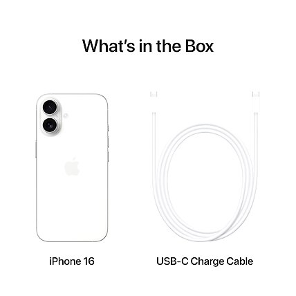 iPhone 16 128 GB: 5G Mobile Phone with Camera Control, A18 Chip and a Big Boost in Battery Life. Works with AirPods; White, New,Unlocked-2