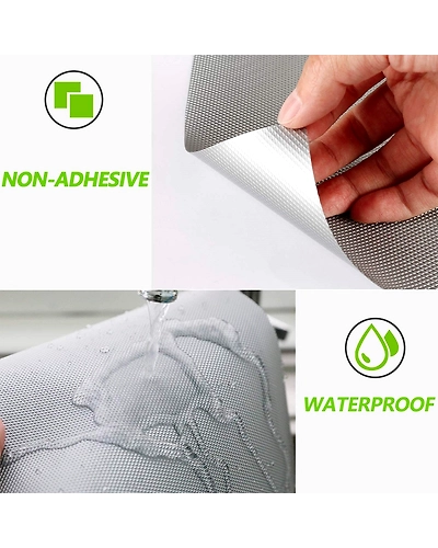 Multipurpose Super Strong EVA Anti-Slip Bathroom Kitchen Cabinet Drawer Shelf Mat Liner Sheets Roll, Fridge Mat, Table Mat, Refrigerator (45cm x 300cm)-3