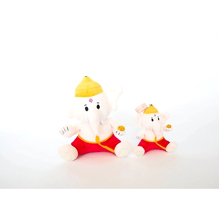 Baby Ganesh Mantra Singing Plush Toy - Small 7 inch (Modi Toys)-4