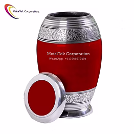 metaltek aluminum cremation urn for human & pet funeral ashes storage