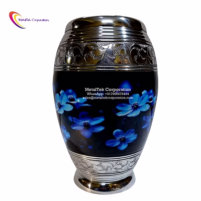 metaltek lily flower adult cremation urns for memorial ashes