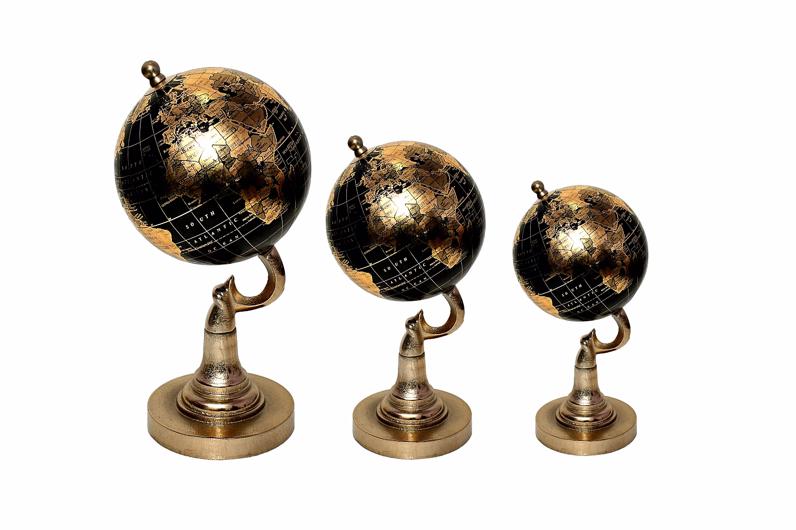 Aluminium Stand with World Globe - AAGB-001 image 1