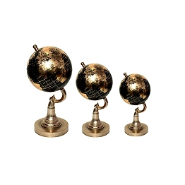 Aluminium Stand with World Globe - AAGB-001