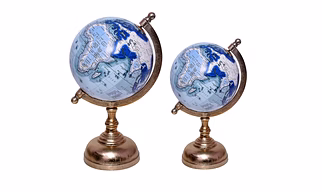 Aluminium Stand with World Globe - AAGB-002