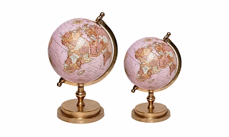 Aluminium Stand with World Globe - AAGB-003
