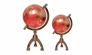 Aluminium Stand with World Globe - AAGB-004