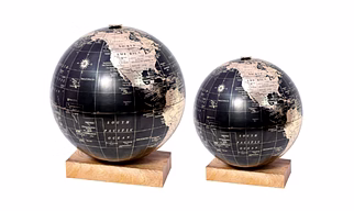 Wooden Stand with World Globe - AAGB-006