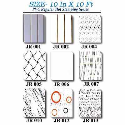 pvc regular hot stamping series