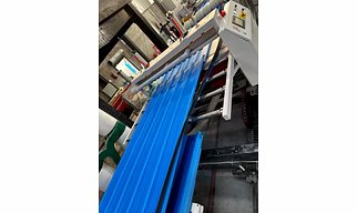Trapezoidal ASA UPVC roofing sheet