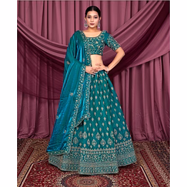 heavy embroidered fendy lehenga set