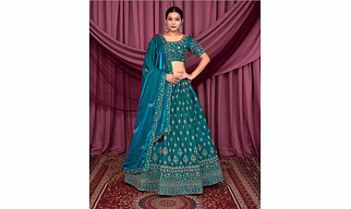 Heavy Embroidered Fendy Lehenga Set