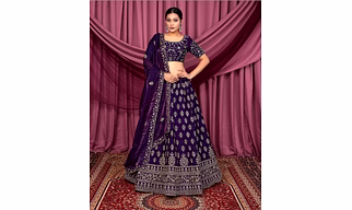 Embroidered Fendy Fabric Lehenga Set