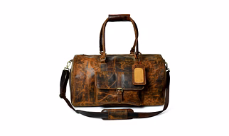 LEATHER DUFFEL BAG