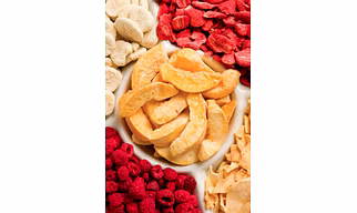 Freeze dried fruits and vegetables