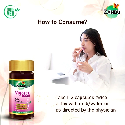 Vigorex For Her Capsules | Remedy for Vigour, Vitality &amp; Performance (60 Caps)-5
