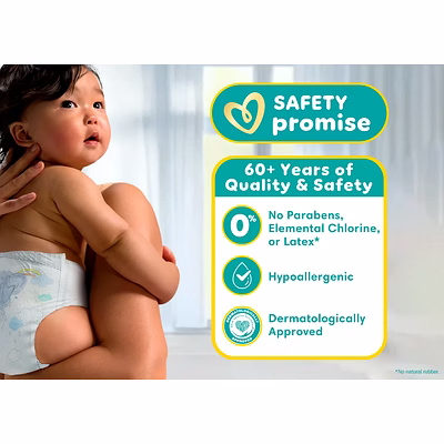 pampers baby diapers - swaddlers - size 4, 150 count, ultra absorbent disposable infant diaper