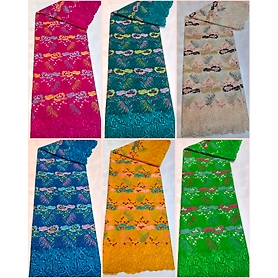 EMBROIDRED SWISS 2*2 VOILE LACE 100% COTTAN