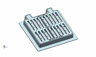 Ductile Iron Grating With Frame