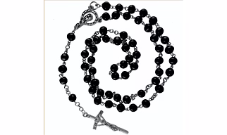 Rosary Black 8mm