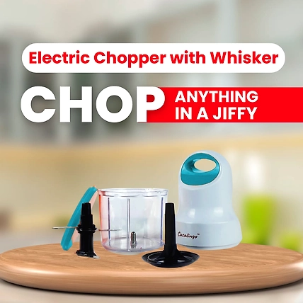 Casalingo Electric Chopper with Whisker - Orange-5