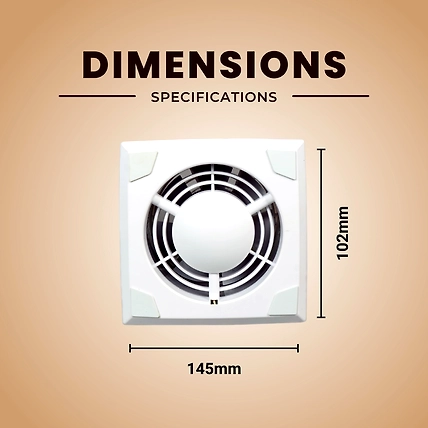 CasaAir Axial Fan 4 inch - Deco-1