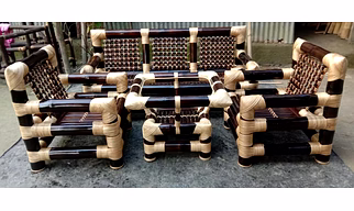 Bamboo furniture sofa set