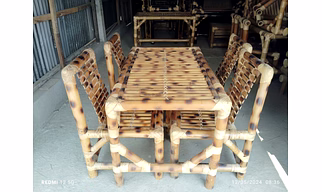 Bamboo dining table