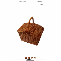cane basket