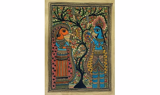 Handmade Madhubani / Mithila Painting