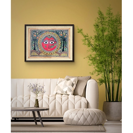 Handmade Madhubani / Mithila Painting-MADHUBANI001