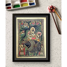 Handmade Madhubani / Mithila Painting