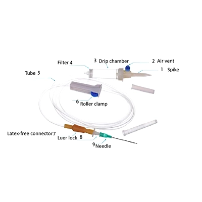 Premium Quality IV Sets – Disposable, Medical-Grade, and Sterile for Fluid Administration-2