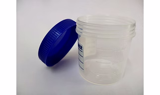 Plastic Urine Specimen Container – 30ml, Flip-Top, Tamper-Proof Cap