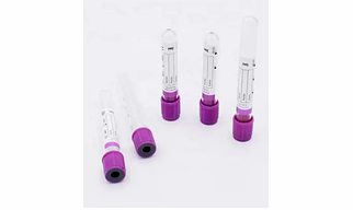 EDTA Blood Collection Tube – 3ml, K3/K2, Purple Cap, Sterile & Vacuum Sealed