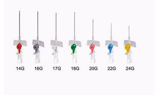 Disposable PTFE IV Cannula with Color-Coded Hub – CE Certified
