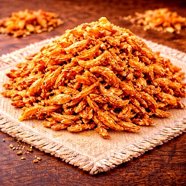 flour coated fried onions ingredient | adizo exports bulk supply for wholesalers, distributors & importers