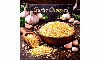 Garlic Chopped/Cut Pieces Dehydrated Garlic Ingredient | Adizo Exports Bulk Supply For Wholesalers, Distributors & Importers