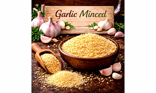 Garlic Minced Dehydrated Garlic Ingredient | Adizo Exports Bulk Supply For Wholesalers, Distributors & Importers