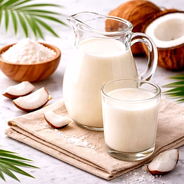 coconut milk coconut extract ingredient | adizo exports bulk supply for wholesalers, distributors & importers