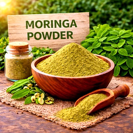 moringa powder organic powder ingredient | adizo exports bulk supply for wholesalers, distributors & importers