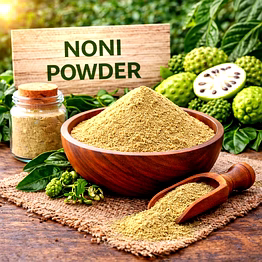 noni powder organic powder ingredient | adizo exports bulk supply for wholesalers, distributors & importers