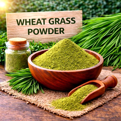 wheat grass powder organic powder ingredient | adizo exports bulk supply for wholesalers, distributors & importers