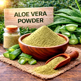 aloe vera powder herbal powder ingredient | adizo exports bulk supply for wholesalers, distributors & importers