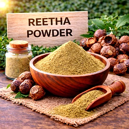 reetha powder | bulk ingredient powder for b2b food & wellness buyers
