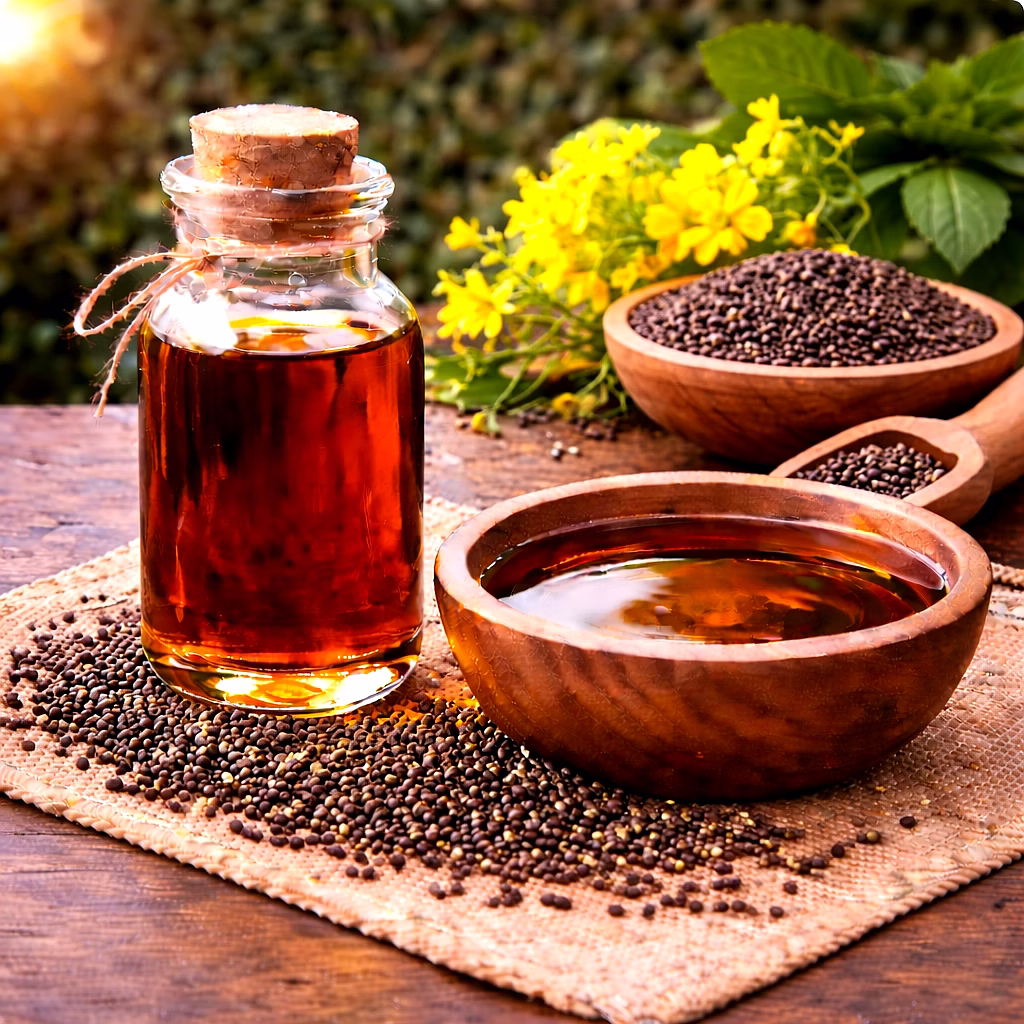 Mustard Essential Oil | Bulk Essential Oil for B2B Wellness & Cosmetic Buyers image 1