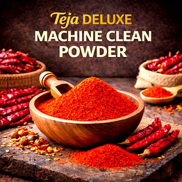 teja deluxe – machine clean red chilli powder | adizo exports bulk supply for wholesalers, distributors & importers