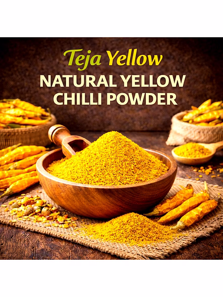 Teja Yellow – Natural Yellow Chilli Powder