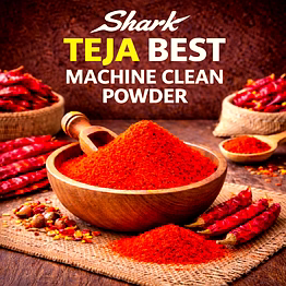 shark teja best – machine clean red chilli powder | adizo exports bulk supply for wholesalers, distributors & importers