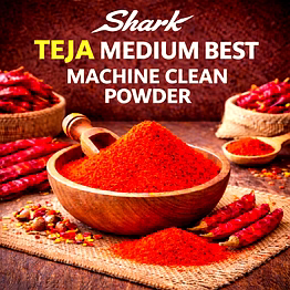shark teja medium best – machine clean red chilli powder | adizo exports bulk supply for wholesalers, distributors & importers